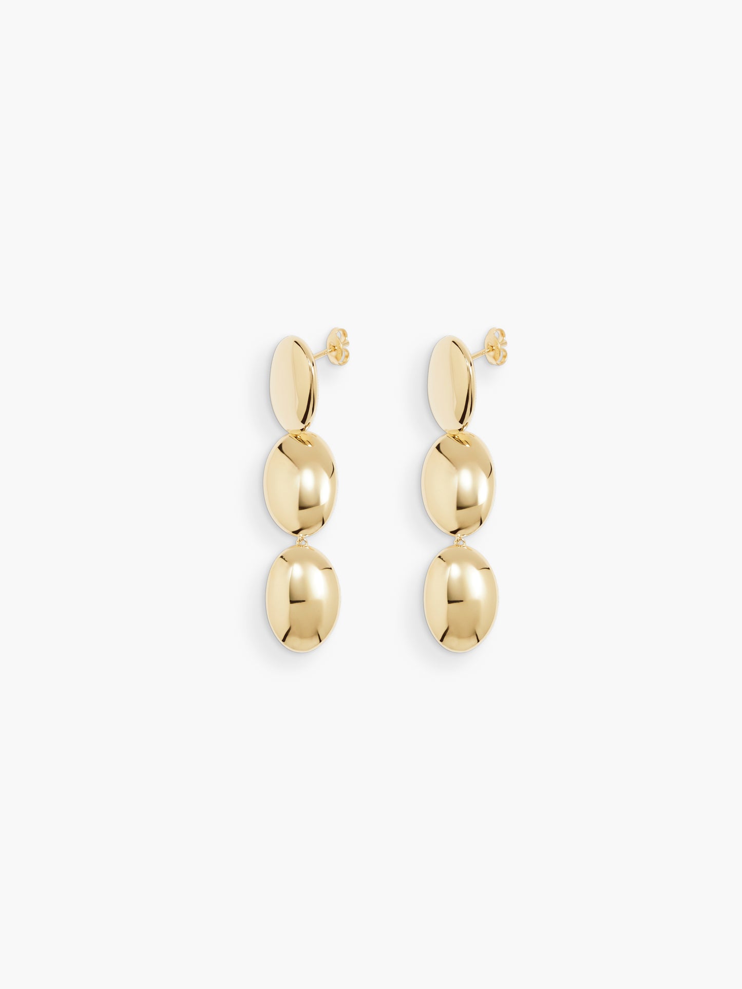 Dualism Oval Earrings