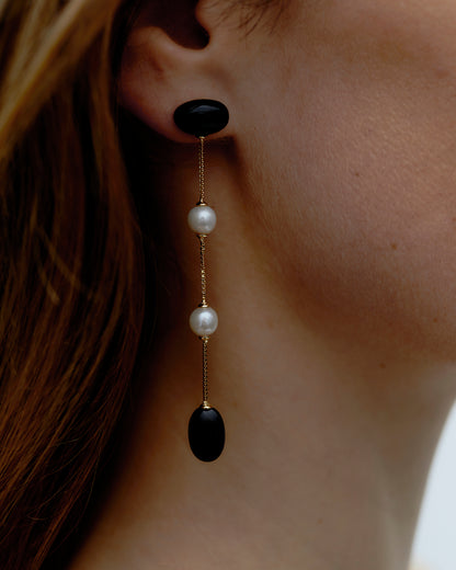 Dualism Long Earrings